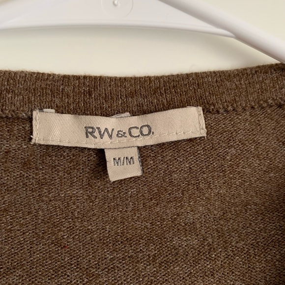 Brown Quarter-Zip Sweater - Picture 2 of 3